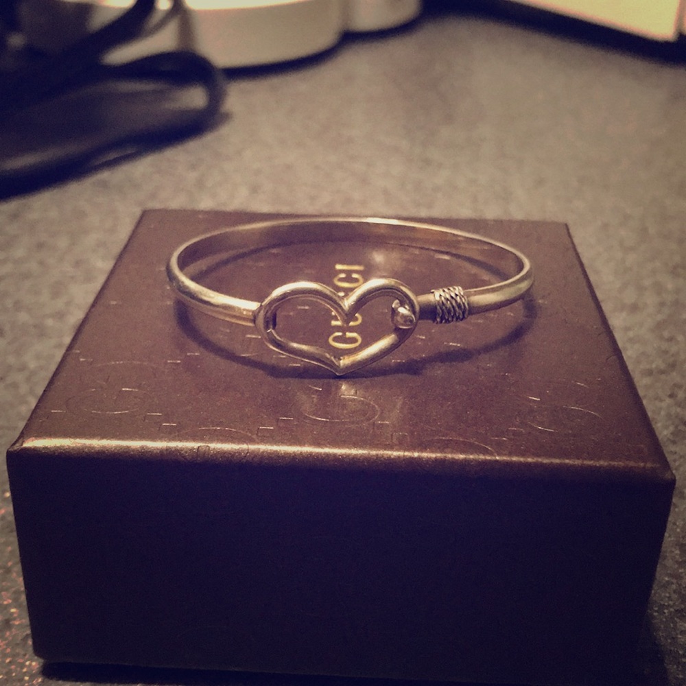 sterling silver Cape Cod heart bracelet